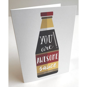 Awesome Sauce - Blank Card with Envelope 