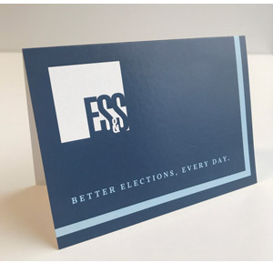 ES&S Logo - Blank Card with Envelope 