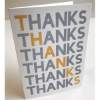 Yellow Thanks - Blank Card with Envelope