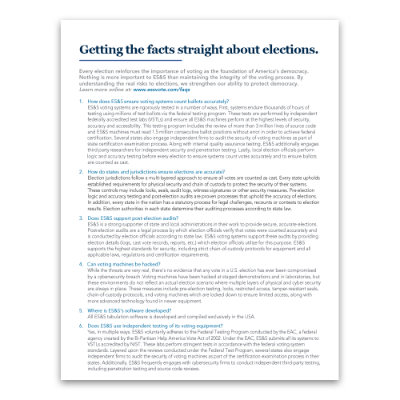Elections FAQ 2pg 