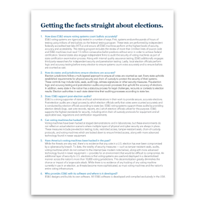 Elections FAQ 4pg 