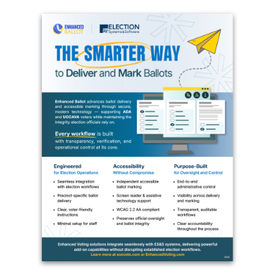 Enhanced Ballot - Deliver & Mark 