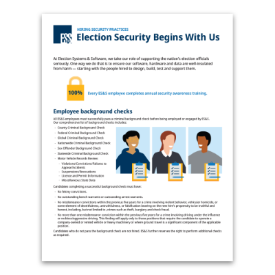 Hiring Security Practices  