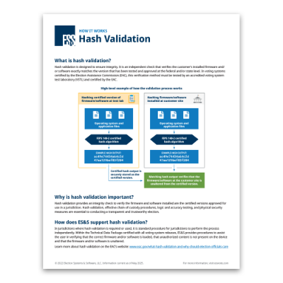 How It Works: Hash Validation 