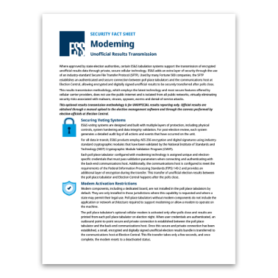Modeming - Security Fact Sheet 