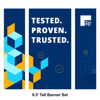 Tested Proven Trusted Retractable Banner Trio 